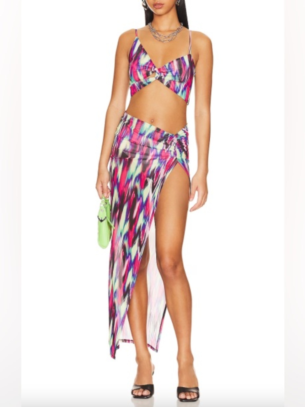NWT Camila Coelho Serenity Bra & Skirt Set